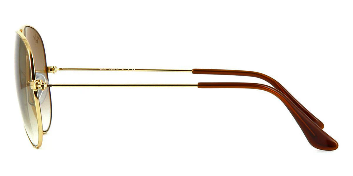 Ray-Ban Aviator 3025 001/51 Gold/Light Brown Gradient - As Seen On Owen Wilson & Jamie Vardy - Image 3