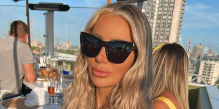 Saint Laurent Sun SL 214 Kate 001 - As Seen On Charlize Theron & Olivia Attwood - Image 5